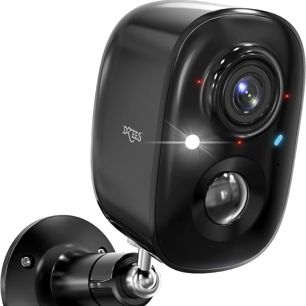Dzees Security Camera Outdoor Wireless - Battery Powered WiFi Outdoor Camera